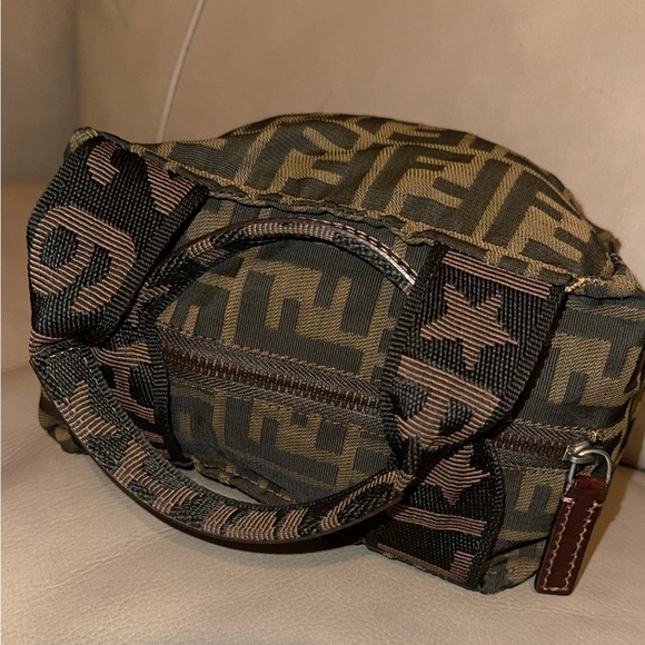 Fendi Zucca Mini Nylon hand bag. - Picture 4 of 4